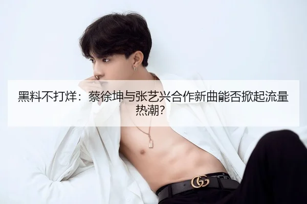 黑料不打烊：蔡徐坤与张艺兴合作新曲能否掀起流量热潮？